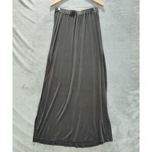 Wet Seal Womens Dark Green Side Split Maxi Skirt Size Large Y2K Retro 90s Grunge